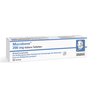 Mucobene® 200 mg lösbare Tabletten