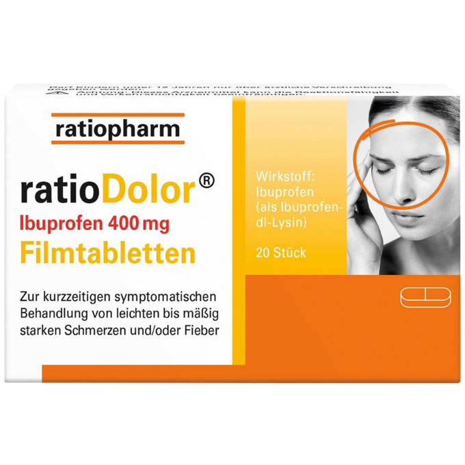 ratioDolor Ibuprofen 400mg Filmtabletten