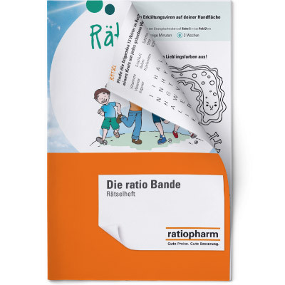 Rätselheft Erkältung - Die ratio Bande