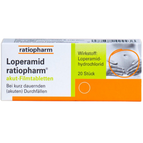 Loperamid ratiopharm® akut - Filmtabletten