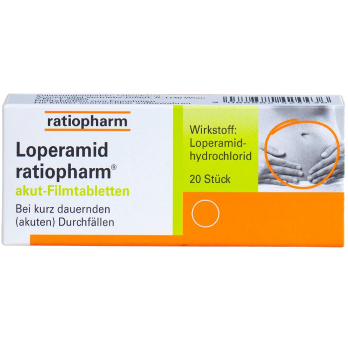 Loperamid ratiopharm® akut - Filmtabletten