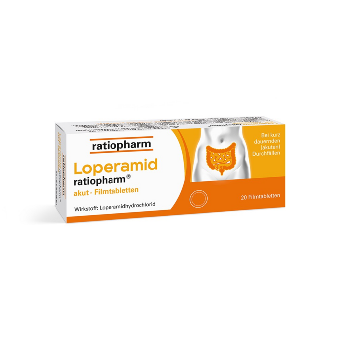 Loperamid ratiopharm® akut - Filmtabletten