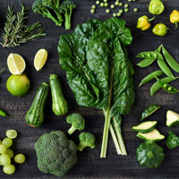 grünes Gemüse
