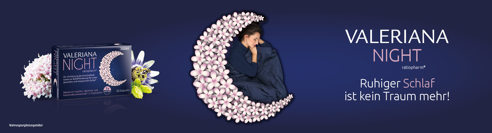 Banner Valeriana Night ratiopharm®